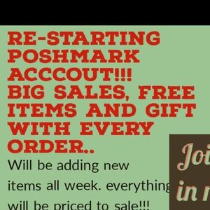 All new items, to many items to list, sizes vary